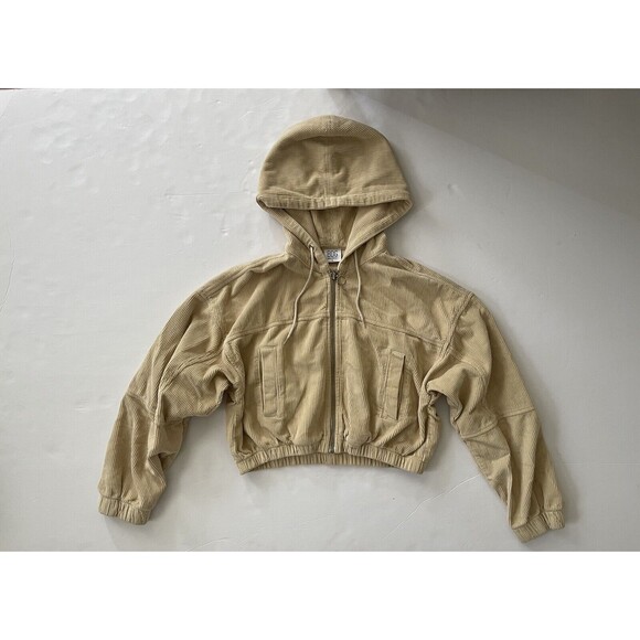 Urban Outfitters Women's‎ Yellow and Cream Jacket BDG Size large - Picture 2 of 8